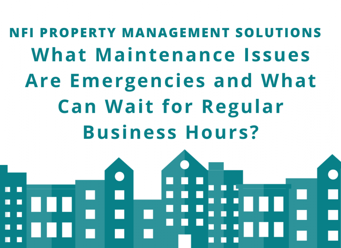 What Maintenance Issues Are Emergencies and What Can Wait for Regular Business Hours?
